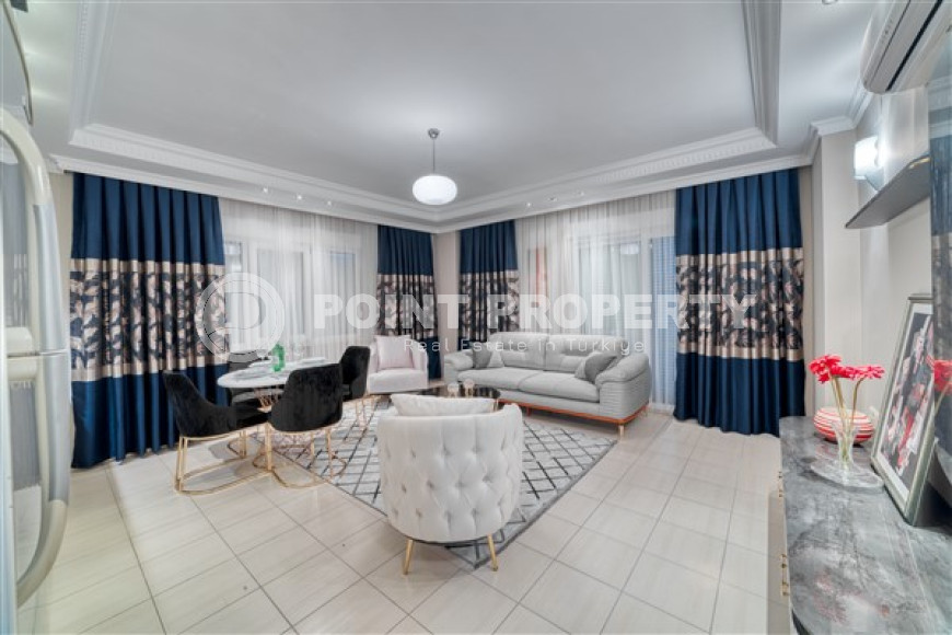 Comfortable stylish apartment 2+1 one and a half kilometers from the beach in the prestigious Oba area of Alanya.-id-4444-photo-2