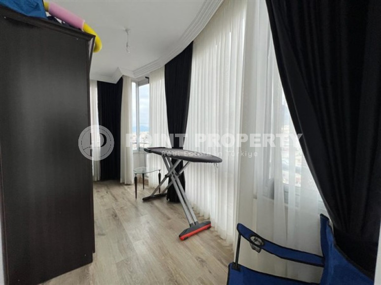 Three-room apartment with furniture on the 10th floor of a high-rise building in the Mahmutlar area-id-4450-photo-7