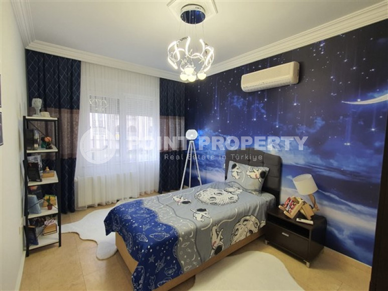 Красивая вместительная квартира 2+1 на 2 этаже дома с бассейном, район Джикджилли-id-4452-фото-3