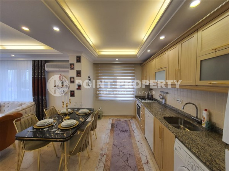 Красивая вместительная квартира 2+1 на 2 этаже дома с бассейном, район Джикджилли-id-4452-фото-4