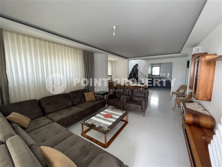 View duplex 3+1, 200 m², private pool in the elite complex of Kargicak. Alanya-id-1369-photo-3