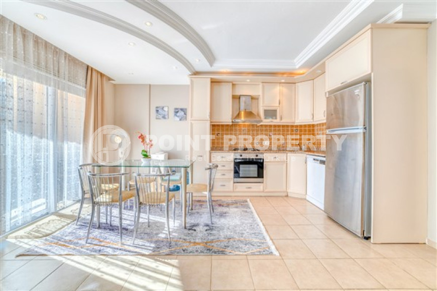 Светлая квартира с большой жилой площадью 110 м2 в центре Аланьи-id-4457-фото-5