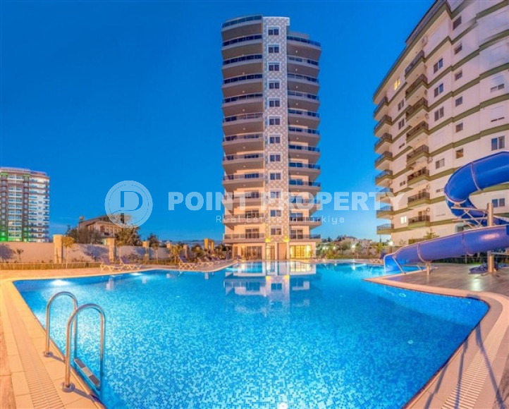 Прекрасная светлая квартира 1+1 на 8-м этаже с панорамным видом на город и горы в 500 метрах от моря.-id-4459-фото-11