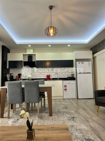 Стильная современная квартира 2+1 в 600 метрах от моря в центре спокойного района Аланьи Тосмур.-id-4465-фото-3