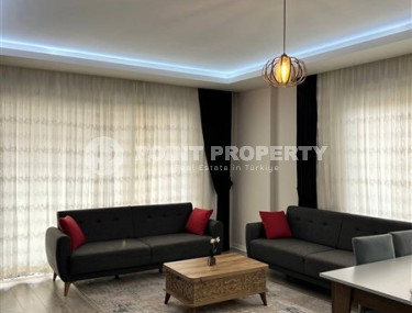 Стильная современная квартира 2+1 в 600 метрах от моря в центре спокойного района Аланьи Тосмур.-id-4465-фото-4