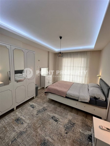 Стильная современная квартира 2+1 в 600 метрах от моря в центре спокойного района Аланьи Тосмур.-id-4465-фото-7