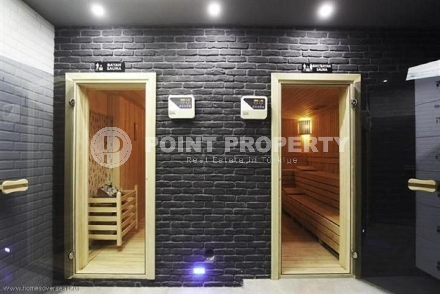 Стильная современная квартира 2+1 в 600 метрах от моря в центре спокойного района Аланьи Тосмур.-id-4465-фото-18