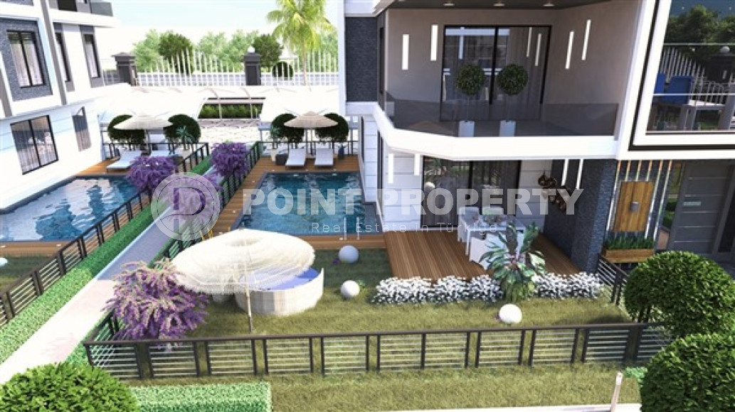 Просторный дуплекс на 4-м этаже с мансардой в резиденции на завершающем этапе строительства в комфортабельном районе Аланьи Оба.-id-4467-фото-5