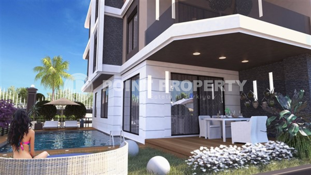 Просторный дуплекс на 4-м этаже с мансардой в резиденции на завершающем этапе строительства в комфортабельном районе Аланьи Оба.-id-4467-фото-7