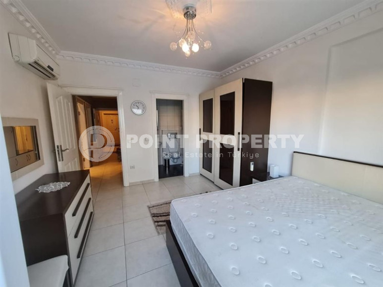 Elegant apartment 105 m2 with two balconies and furniture, Oba district-id-4472-photo-3