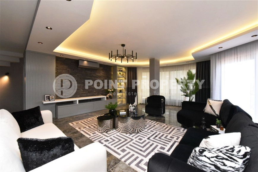 Элитная трехэтажная вилла 4+1, 300м², с личным бассейном, в горах района Алании - Каргыджак-id-1370-фото-3