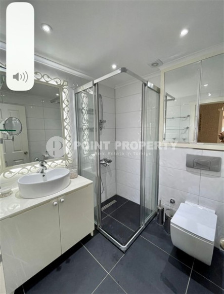 Elegant apartment 105 m2 with two balconies and furniture, Oba district-id-4472-photo-5