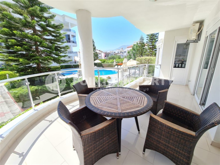 Elegant apartment 105 m2 with two balconies and furniture, Oba district-id-4472-photo-7