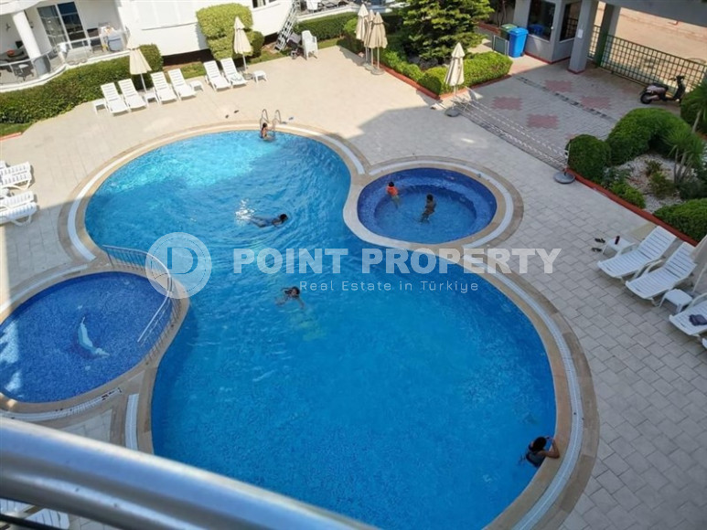 Elegant apartment 105 m2 with two balconies and furniture, Oba district-id-4472-photo-8