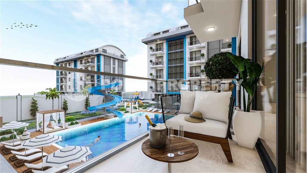 Двухкомнатные апартаменты в резиденции 2022 года состоящей из трех корпусов, район Оба-id-4473-фото-9