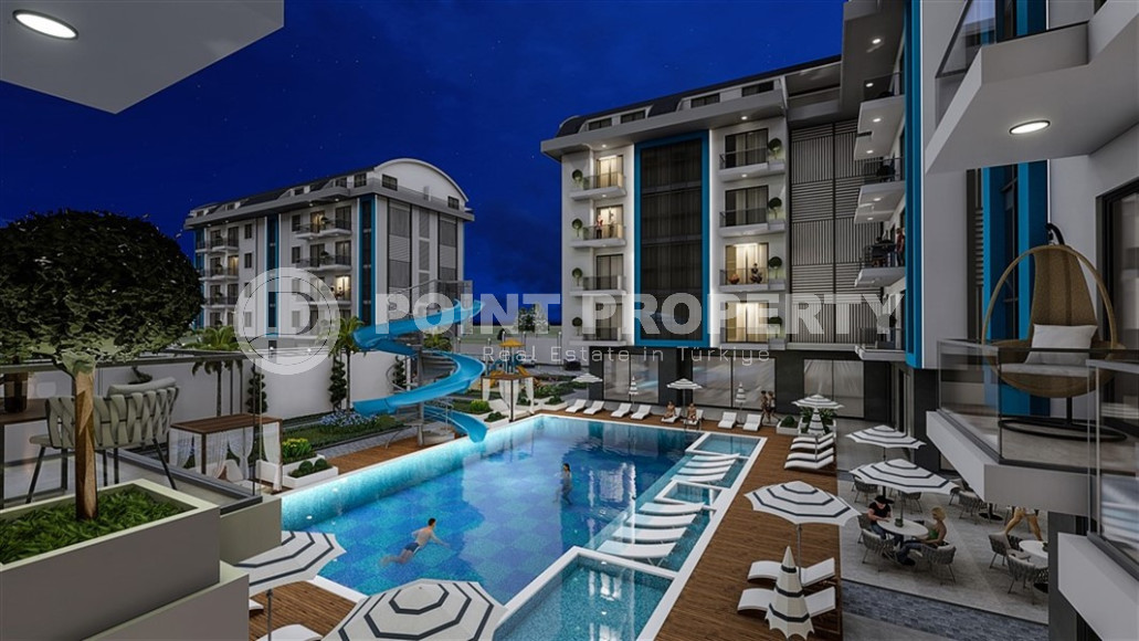 Двухкомнатные апартаменты в резиденции 2022 года состоящей из трех корпусов, район Оба-id-4473-фото-11