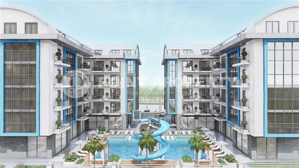 Двухкомнатные апартаменты в резиденции 2022 года состоящей из трех корпусов, район Оба-id-4473-фото-13