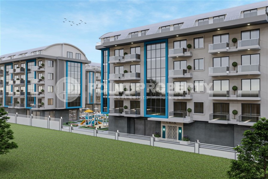 Двухкомнатные апартаменты в резиденции 2022 года состоящей из трех корпусов, район Оба-id-4473-фото-15