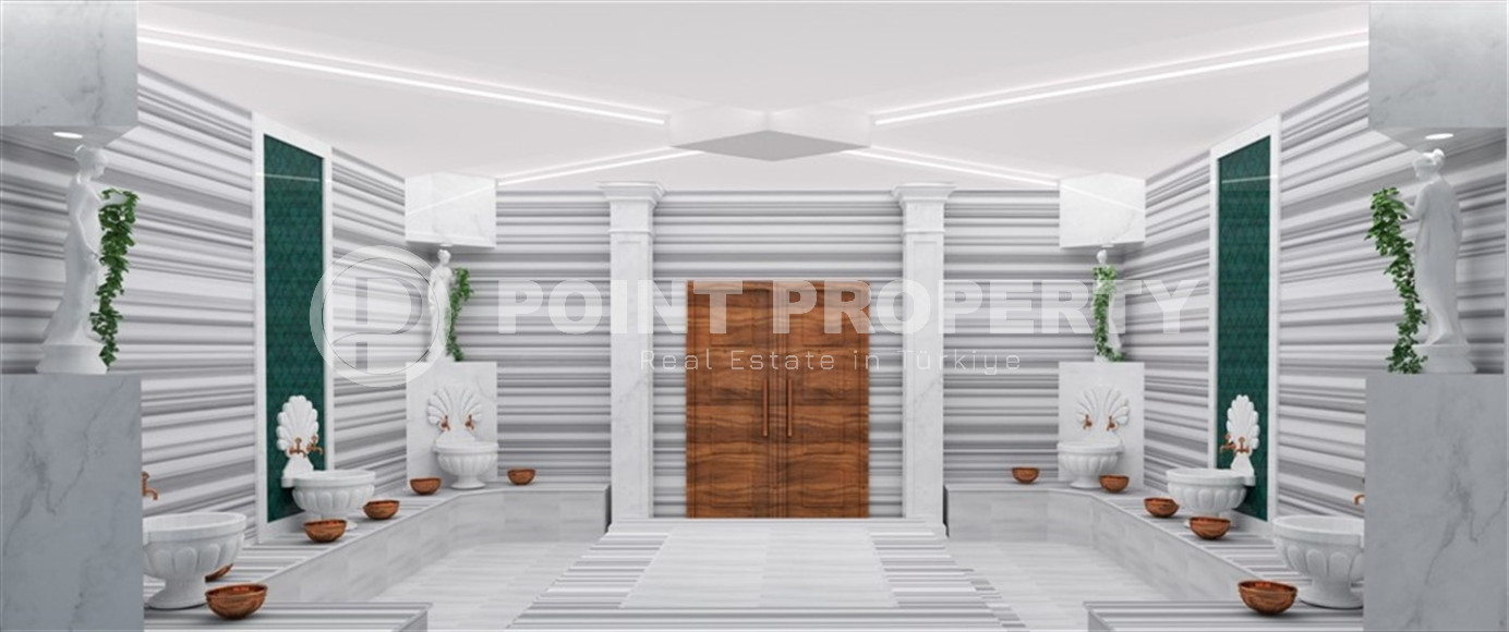 Двухкомнатные апартаменты в резиденции 2022 года состоящей из трех корпусов, район Оба-id-4473-фото-18