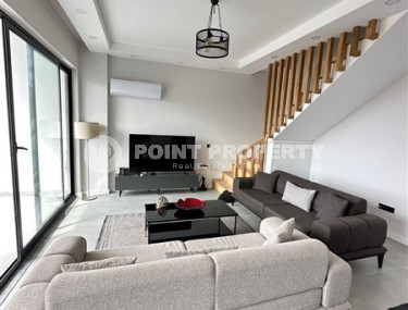 Двухуровневая квартира с площадью 125 м2 и двумя балконами в районе Каргыджак-id-4476-фото-1