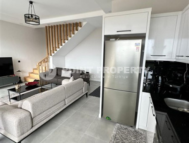 Двухуровневая квартира с площадью 125 м2 и двумя балконами в районе Каргыджак-id-4476-фото-4