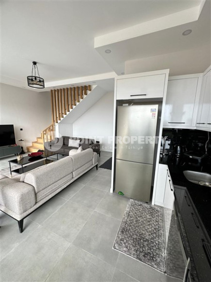 Двухуровневая квартира с площадью 125 м2 и двумя балконами в районе Каргыджак-id-4476-фото-4