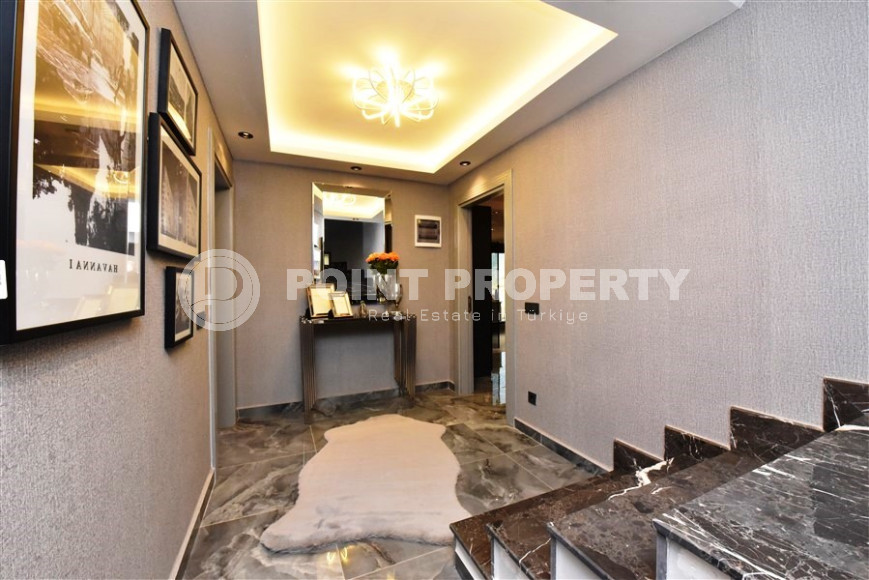 Элитная трехэтажная вилла 4+1, 300м², с личным бассейном, в горах района Алании - Каргыджак-id-1370-фото-11