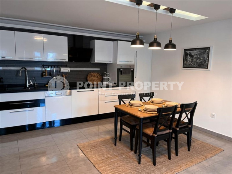 Стильная современная квартира 2+1, общей площадью 110 м2, в нескольких минутах ходьбы от моря и центра района Оба.-id-4477-фото-2