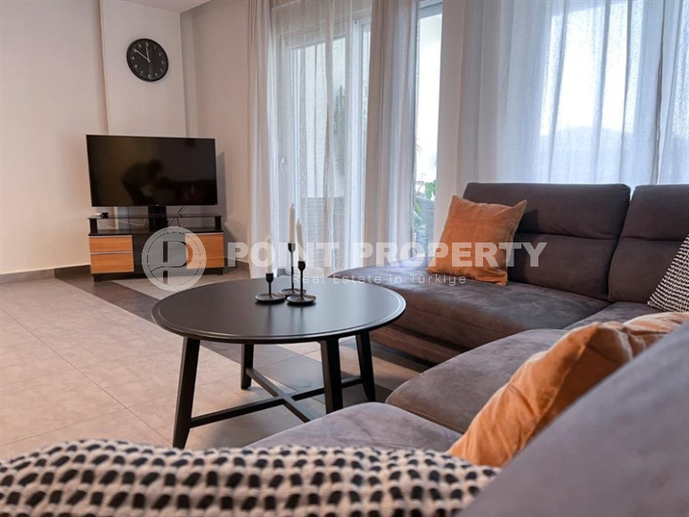 Стильная современная квартира 2+1, общей площадью 110 м2, в нескольких минутах ходьбы от моря и центра района Оба.-id-4477-фото-6