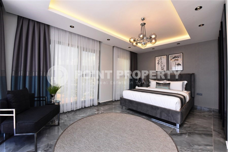 Элитная трехэтажная вилла 4+1, 300м², с личным бассейном, в горах района Алании - Каргыджак-id-1370-фото-18