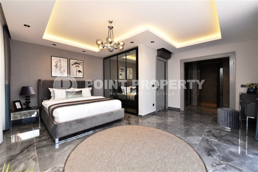 Элитная трехэтажная вилла 4+1, 300м², с личным бассейном, в горах района Алании - Каргыджак-id-1370-фото-19