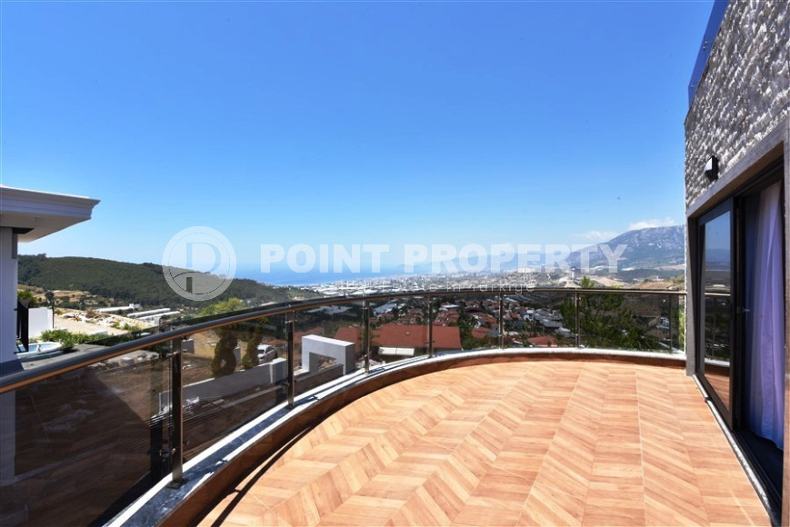 Элитная трехэтажная вилла 4+1, 300м², с личным бассейном, в горах района Алании - Каргыджак-id-1370-фото-27