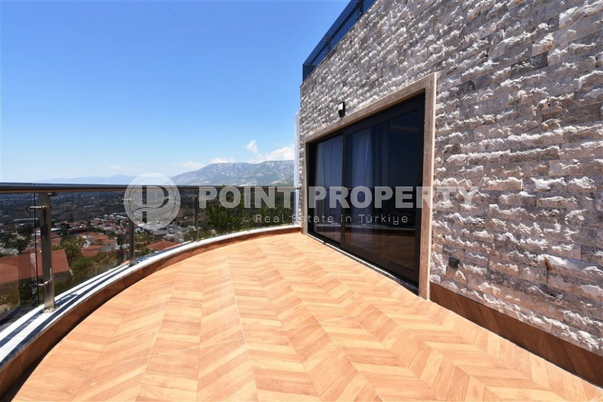 Элитная трехэтажная вилла 4+1, 300м², с личным бассейном, в горах района Алании - Каргыджак-id-1370-фото-28