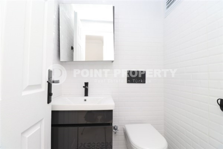 Трёхкомнатные апартаменты 2+1 с хорошим ремонтом на 2 этаже дома, центр Аланьи-id-4485-фото-10