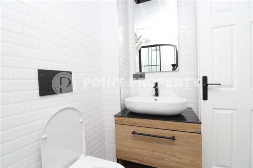 Трёхкомнатные апартаменты 2+1 с хорошим ремонтом на 2 этаже дома, центр Аланьи-id-4485-фото-13