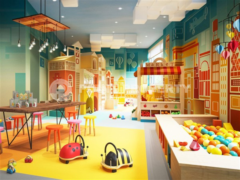 Двухуровневая квартира на верхнем 11 этаже резиденции на этапе окончания строительства, Тосмур-id-4488-фото-2