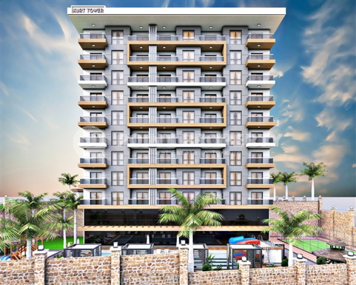 Двухуровневая квартира на верхнем 11 этаже резиденции на этапе окончания строительства, Тосмур-id-4488-фото-12