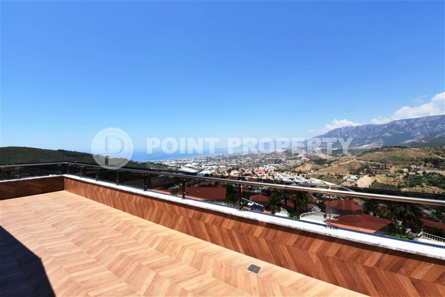 Элитная трехэтажная вилла 4+1, 300м², с личным бассейном, в горах района Алании - Каргыджак-id-1370-фото-36