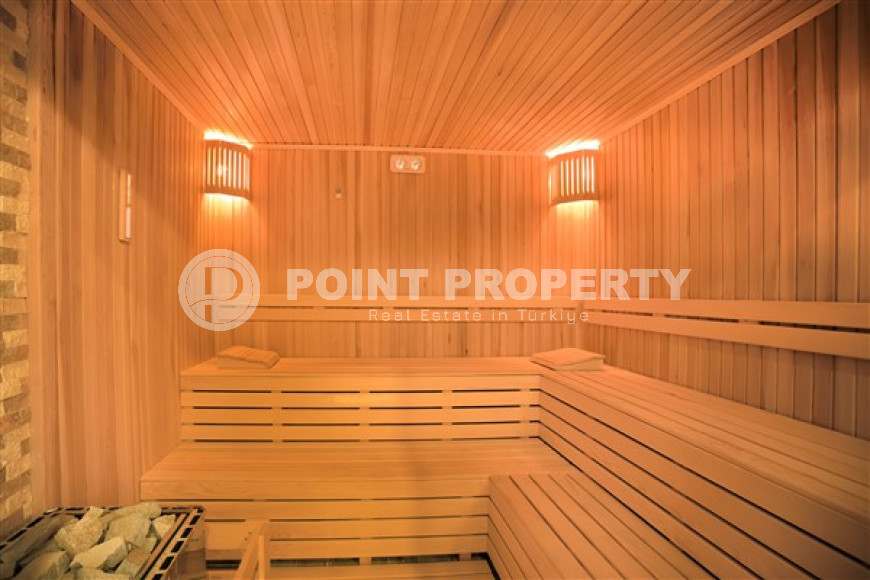 Комфортабельные апартаменты 110 м2 в комплексе с бассейнами, аквапарком, теннисным кортом, Тосмур-id-4491-фото-15