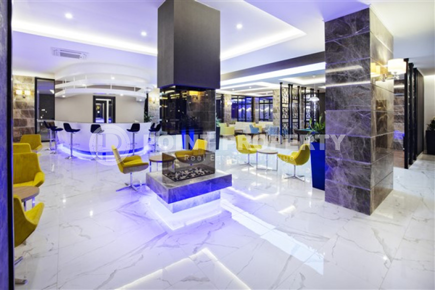 Комфортабельные апартаменты 110 м2 в комплексе с бассейнами, аквапарком, теннисным кортом, Тосмур-id-4491-фото-19