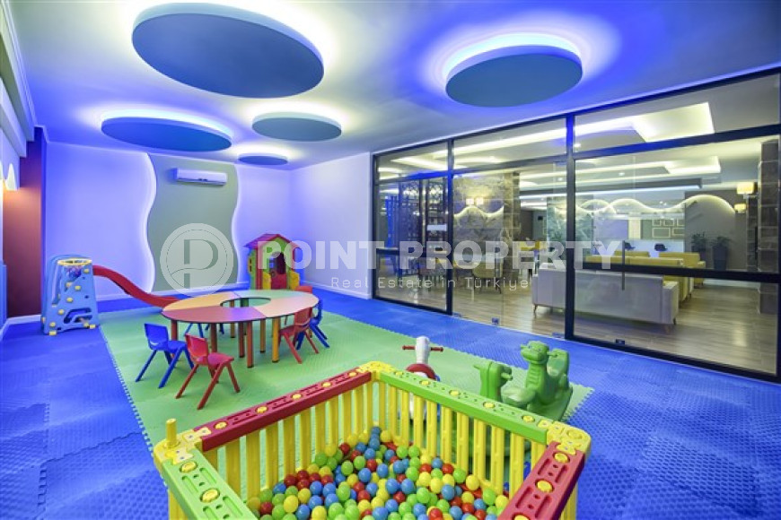 Комфортабельные апартаменты 110 м2 в комплексе с бассейнами, аквапарком, теннисным кортом, Тосмур-id-4491-фото-20