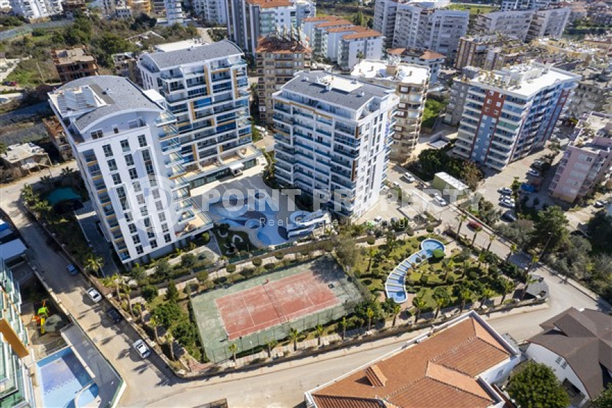 Комфортабельные апартаменты 110 м2 в комплексе с бассейнами, аквапарком, теннисным кортом, Тосмур-id-4491-фото-21