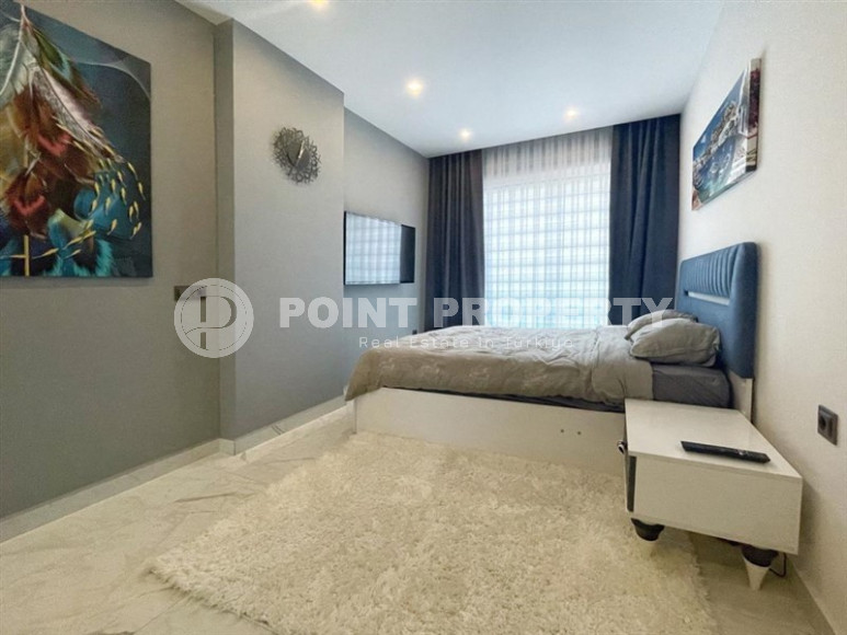 Стильная квартира со строгим интерьером и жилой площадью 110 м2, Аланья, Гуллер Пинари-id-4492-фото-6