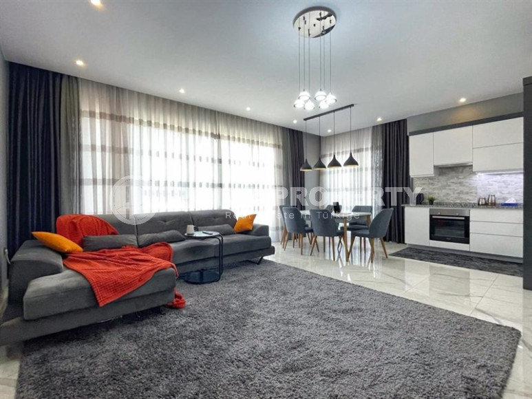 Стильная квартира со строгим интерьером и жилой площадью 110 м2, Аланья, Гуллер Пинари-id-4492-фото-10