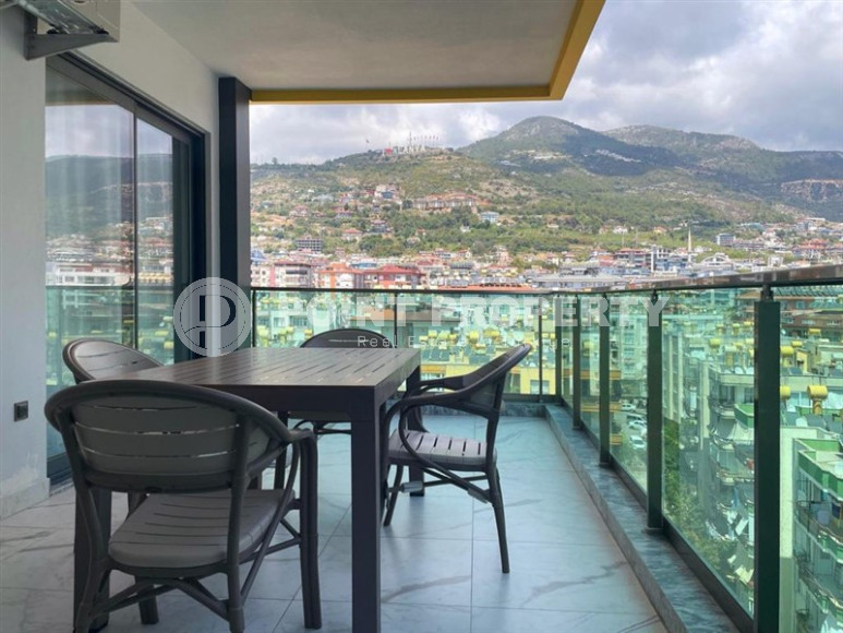 Стильная квартира со строгим интерьером и жилой площадью 110 м2, Аланья, Гуллер Пинари-id-4492-фото-14