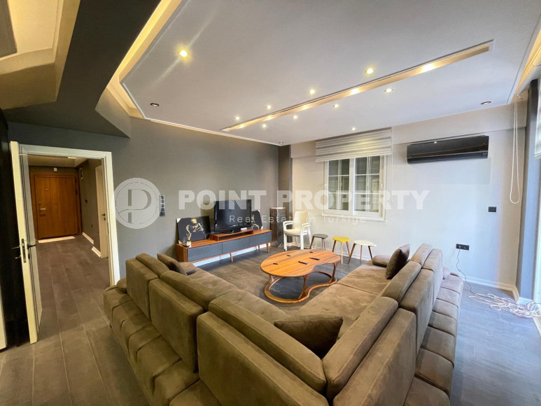 Стильные современные апартаменты с новым ремонтом, мебелью и бытовой техникой в 500 метрах от знаменитого пляжа Клеопатры.-id-4495-фото-2