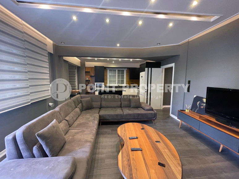 Стильные современные апартаменты с новым ремонтом, мебелью и бытовой техникой в 500 метрах от знаменитого пляжа Клеопатры.-id-4495-фото-3