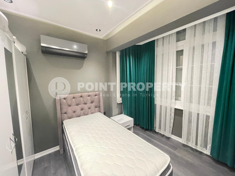 Стильные современные апартаменты с новым ремонтом, мебелью и бытовой техникой в 500 метрах от знаменитого пляжа Клеопатры.-id-4495-фото-7