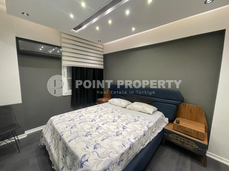 Стильные современные апартаменты с новым ремонтом, мебелью и бытовой техникой в 500 метрах от знаменитого пляжа Клеопатры.-id-4495-фото-8