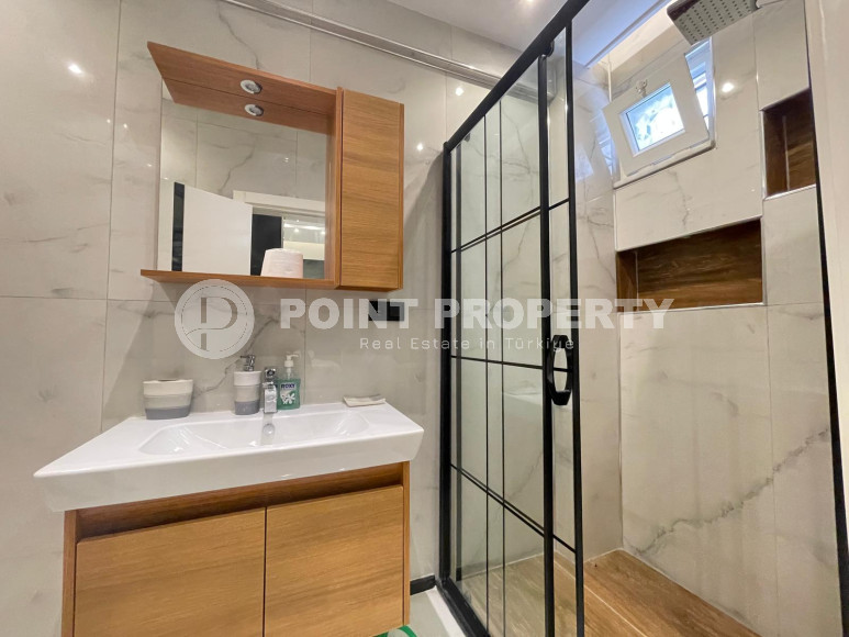 Стильные современные апартаменты с новым ремонтом, мебелью и бытовой техникой в 500 метрах от знаменитого пляжа Клеопатры.-id-4495-фото-12